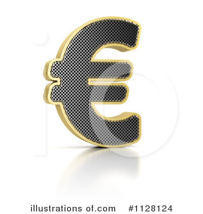 Royalty-Free (RF) Euro Symbol Clipart Illustration by stockillustrations - Stock Sample #1128124