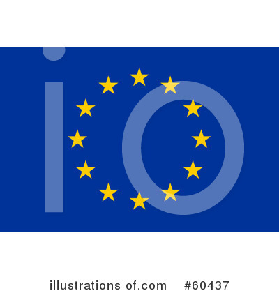 Royalty-Free (RF) Europe Flag Clipart Illustration by Oligo - Stock Sample #60437