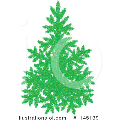 Royalty-Free (RF) Evergreen Clipart Illustration by Alex Bannykh - Stock Sample #1145139