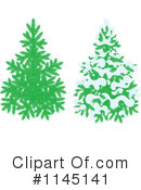 Evergreen Clipart #1145141 by Alex Bannykh