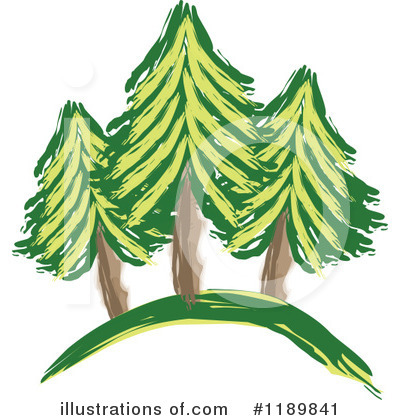 Evergreen Clipart #1189841 by Johnny Sajem