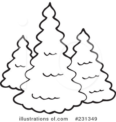 Evergreen Clipart #231349 by visekart