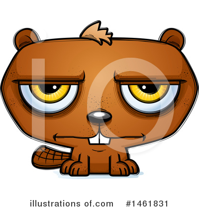 Royalty-Free (RF) Evil Beaver Clipart Illustration by Cory Thoman - Stock Sample #1461831