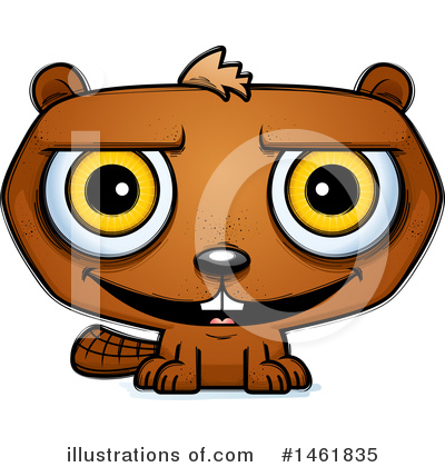 Royalty-Free (RF) Evil Beaver Clipart Illustration by Cory Thoman - Stock Sample #1461835