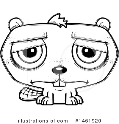 Royalty-Free (RF) Evil Beaver Clipart Illustration by Cory Thoman - Stock Sample #1461920