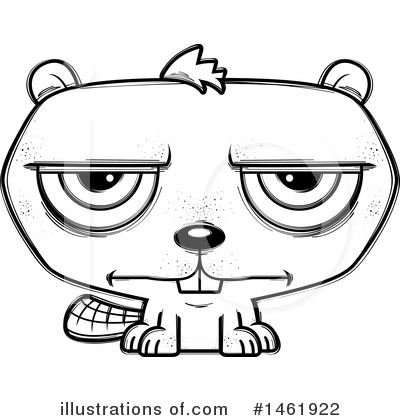 Royalty-Free (RF) Evil Beaver Clipart Illustration by Cory Thoman - Stock Sample #1461922
