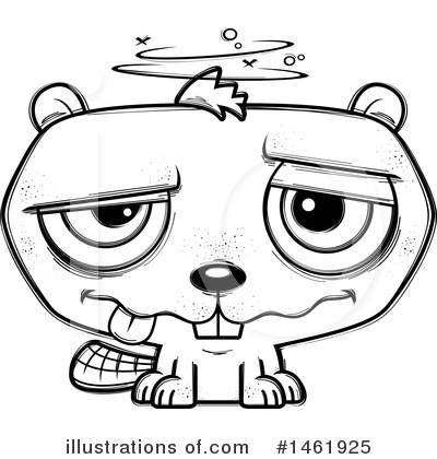 Royalty-Free (RF) Evil Beaver Clipart Illustration by Cory Thoman - Stock Sample #1461925