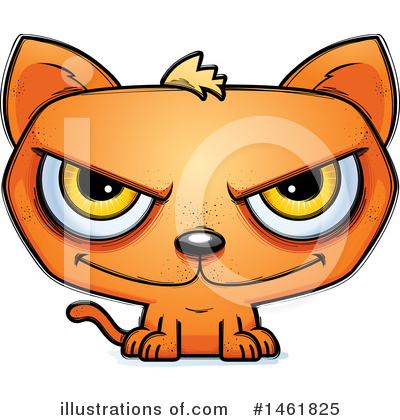 Evil Cat Clipart #1461825 by Cory Thoman