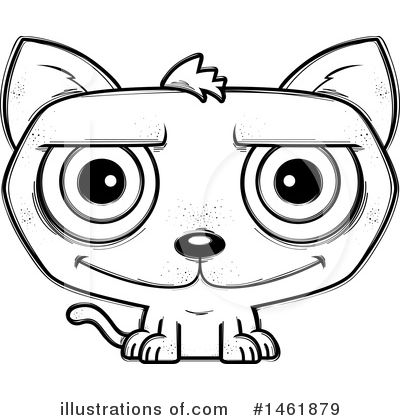 Royalty-Free (RF) Evil Cat Clipart Illustration by Cory Thoman - Stock Sample #1461879