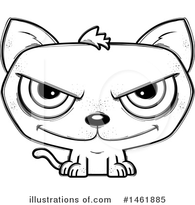 Evil Cat Clipart #1461885 by Cory Thoman