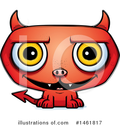 Royalty-Free (RF) Evil Devil Clipart Illustration by Cory Thoman - Stock Sample #1461817