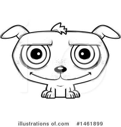 Royalty-Free (RF) Evil Dog Clipart Illustration by Cory Thoman - Stock Sample #1461899