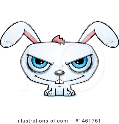 Royalty-Free (RF) Evil Rabbit Clipart Illustration by Cory Thoman - Stock Sample #1461761