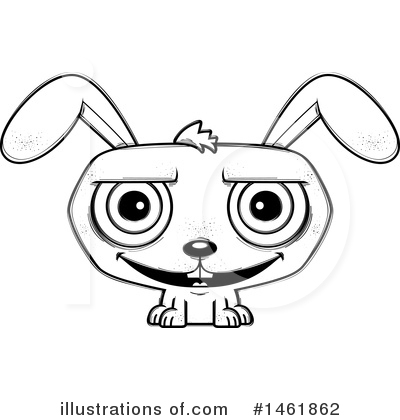Royalty-Free (RF) Evil Rabbit Clipart Illustration by Cory Thoman - Stock Sample #1461862