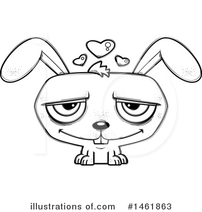 Royalty-Free (RF) Evil Rabbit Clipart Illustration by Cory Thoman - Stock Sample #1461863