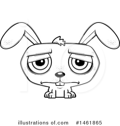 Royalty-Free (RF) Evil Rabbit Clipart Illustration by Cory Thoman - Stock Sample #1461865