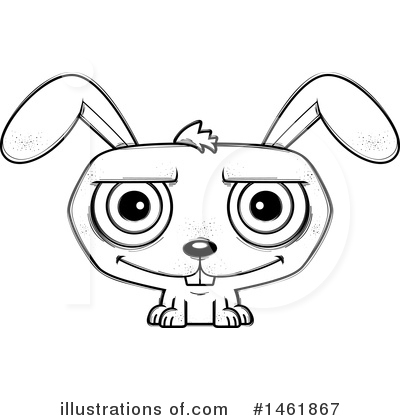 Royalty-Free (RF) Evil Rabbit Clipart Illustration by Cory Thoman - Stock Sample #1461867