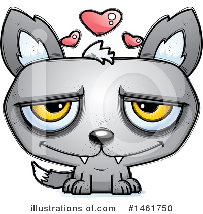 Royalty-Free (RF) Evil Wolf Clipart Illustration by Cory Thoman - Stock Sample #1461750