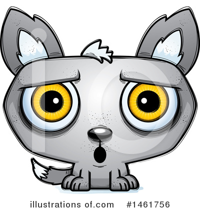 Royalty-Free (RF) Evil Wolf Clipart Illustration by Cory Thoman - Stock Sample #1461756