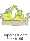 Excavator Clipart #1446105 by patrimonio