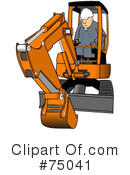 Excavator Clipart #75041 by djart
