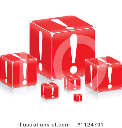 Royalty-Free (RF) Exclamation Point Clipart Illustration by Andrei Marincas - Stock Sample #1124791