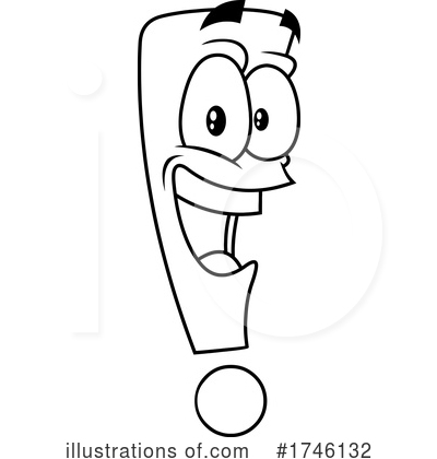 Royalty-Free (RF) Exclamation Point Clipart Illustration by Hit Toon - Stock Sample #1746132