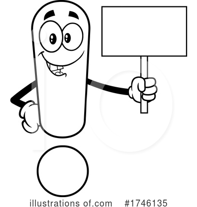 Royalty-Free (RF) Exclamation Point Clipart Illustration by Hit Toon - Stock Sample #1746135