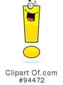 Exclamation Point Clipart #94472 by Cory Thoman