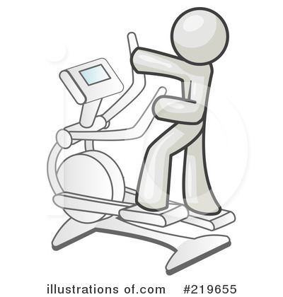 Royalty-Free (RF) Exercise Clipart Illustration by Leo Blanchette - Stock Sample #219655