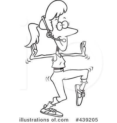 Royalty-Free (RF) Exercise Clipart Illustration by toonaday - Stock Sample #439205