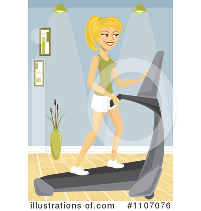 Royalty-Free (RF) Exercising Clipart Illustration by Amanda Kate - Stock Sample #1107076