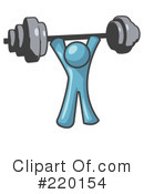 Exercising Clipart #220154 by Leo Blanchette