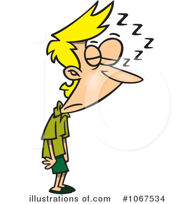 Royalty-Free (RF) Exhausted Clipart Illustration by toonaday - Stock Sample #1067534