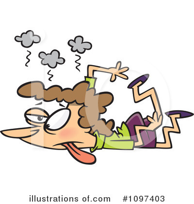 Tired Clipart #1097403 by toonaday