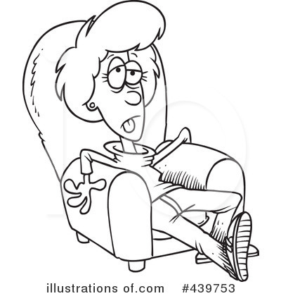 Royalty-Free (RF) Exhausted Clipart Illustration by toonaday - Stock Sample #439753