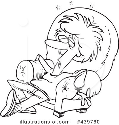 Royalty-Free (RF) Exhausted Clipart Illustration by toonaday - Stock Sample #439760
