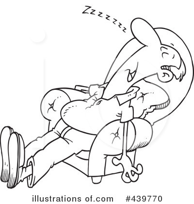 Royalty-Free (RF) Exhausted Clipart Illustration by toonaday - Stock Sample #439770