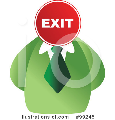 Royalty-Free (RF) Exit Clipart Illustration by Prawny - Stock Sample #99245