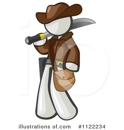 White Design Mascot Clipart #1122234 by Leo Blanchette