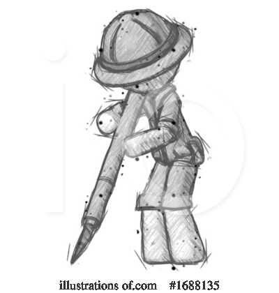 Royalty-Free (RF) Explorer Clipart Illustration by Leo Blanchette - Stock Sample #1688135
