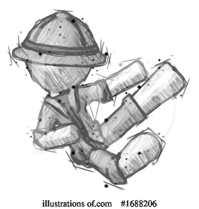 Royalty-Free (RF) Explorer Clipart Illustration by Leo Blanchette - Stock Sample #1688206