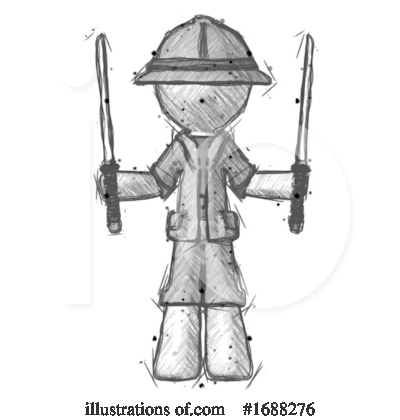 Royalty-Free (RF) Explorer Clipart Illustration by Leo Blanchette - Stock Sample #1688276