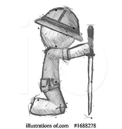 Royalty-Free (RF) Explorer Clipart Illustration by Leo Blanchette - Stock Sample #1688278