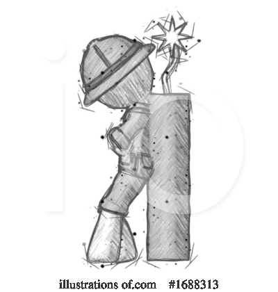 Royalty-Free (RF) Explorer Clipart Illustration by Leo Blanchette - Stock Sample #1688313