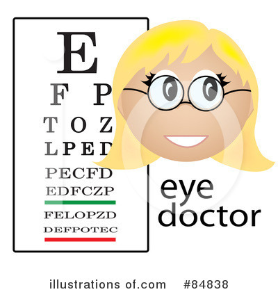 Royalty-Free (RF) Eye Chart Clipart Illustration by Pams Clipart - Stock Sample #84838