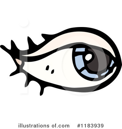 Royalty-Free (RF) Eye Clipart Illustration by lineartestpilot - Stock Sample #1183939
