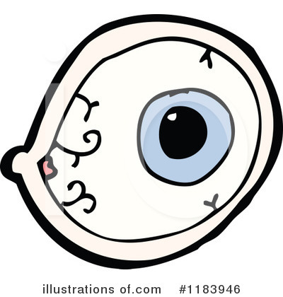 Royalty-Free (RF) Eye Clipart Illustration by lineartestpilot - Stock Sample #1183946