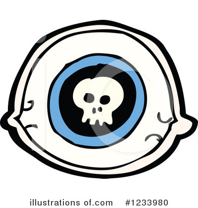 Royalty-Free (RF) Eye Clipart Illustration by lineartestpilot - Stock Sample #1233980