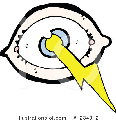 Royalty-Free (RF) Eye Clipart Illustration by lineartestpilot - Stock Sample #1234012